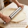 Seamless Stainless Steel Rolling Pin for Dough and Noodles