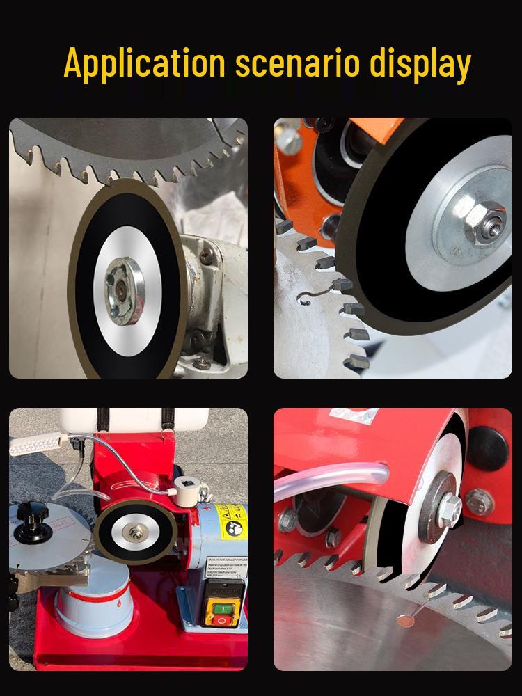 Jinxin Diamond Grinding Disc for Woodworking - Carbide Single Bevel Saw Blade Wheel for Angle Grinders.
