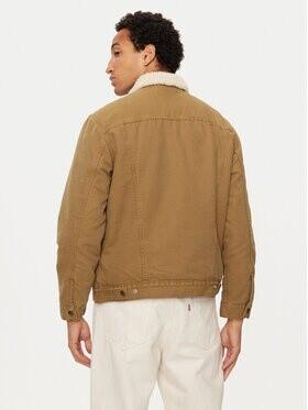 Demi-season Jacket Levi's Type 3 Sherpa Trucker Jacket Cougar Canvas