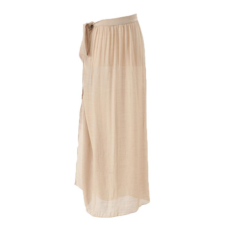 Женский купальный костюм с запахом, летняя оборка, длинное саронговое платье, пляжная юбка, бикини, купальник, пляжная юбка с запахом 3