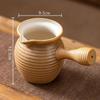 Ceramic Teapot Porcelain Tea Pot with Rope Wrapped Handle Maker for Home Lovers Gift Picnic