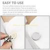 L9NB Button Covers Rhinestones Button Cover Flower Button Cover Decorative Button Attend Accessories for Shirt Jeans