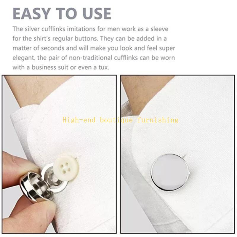 L9NB Button Covers Rhinestones Button Cover Flower Button Cover Decorative Button Attend Accessories for Shirt Jeans