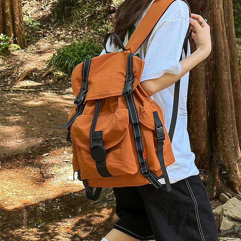 Men's Outdoor Hiking Mountaineering Bag Large Capacity Travel Backpack Women's Lightweight Computer Backpack Student Schoolbag