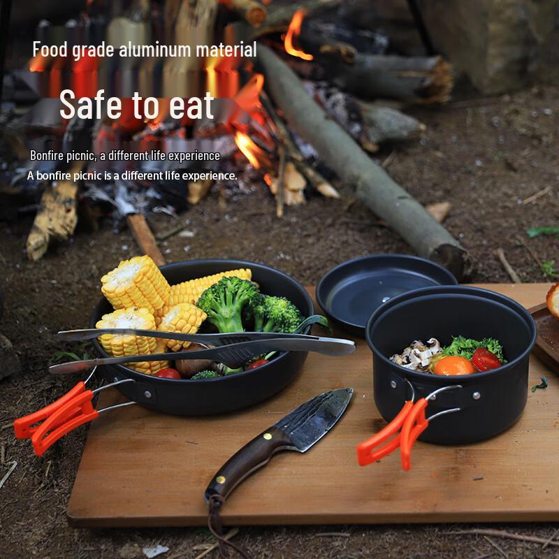 ZISIZ Portable Camping Cookware Set