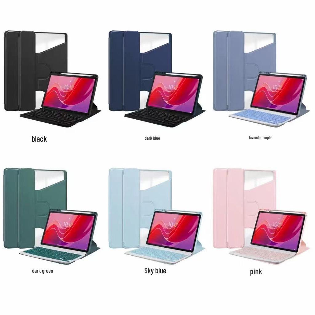 Lenovo Tab M11 Bluetooth Keyboard Leather Case with Pen Slot (Acrylic Shell) for 11-inch Xiaoxin Pad 2025