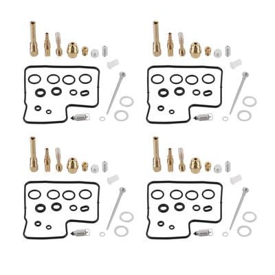 4 Sets Motorcycle Carburetor Repair Kit Rebuilt Parts Fit for Honda V45 MagnaVF750VF750S