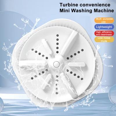 Mini-Turbo-Waschmaschine, 3-Gang-Timing, energiesparend, tragbare USB-Mini-Turbo-Waschmaschine für Zuhause und Reisen