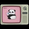 WOPOW Panda TV Retro Bluetooth Speaker