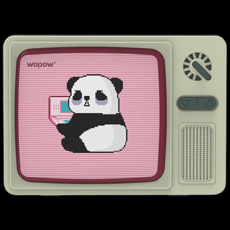WOPOW Panda TV Retro Bluetooth Speaker