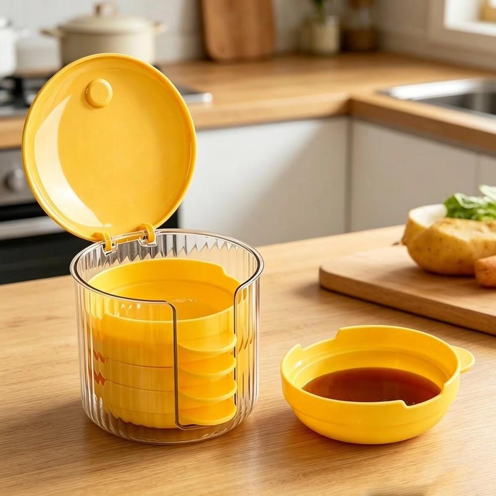 Dustproof Mini Sauce Dish Set Creative Food Container Set Food Sauce Dish Spit Bone Dish  Kitchen