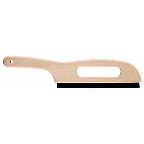 

Hounen Kihan Soba and Flour Brush, Beige/Black, Total Length 350mm x Brush Width 210mm, A-1850