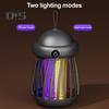 Mini Gnats Zapper USB Powered Electric Shock Fly Zapper with UV LED Light Indoor Outdoor Home Camping Patio Hanging Fly Trap Lamp