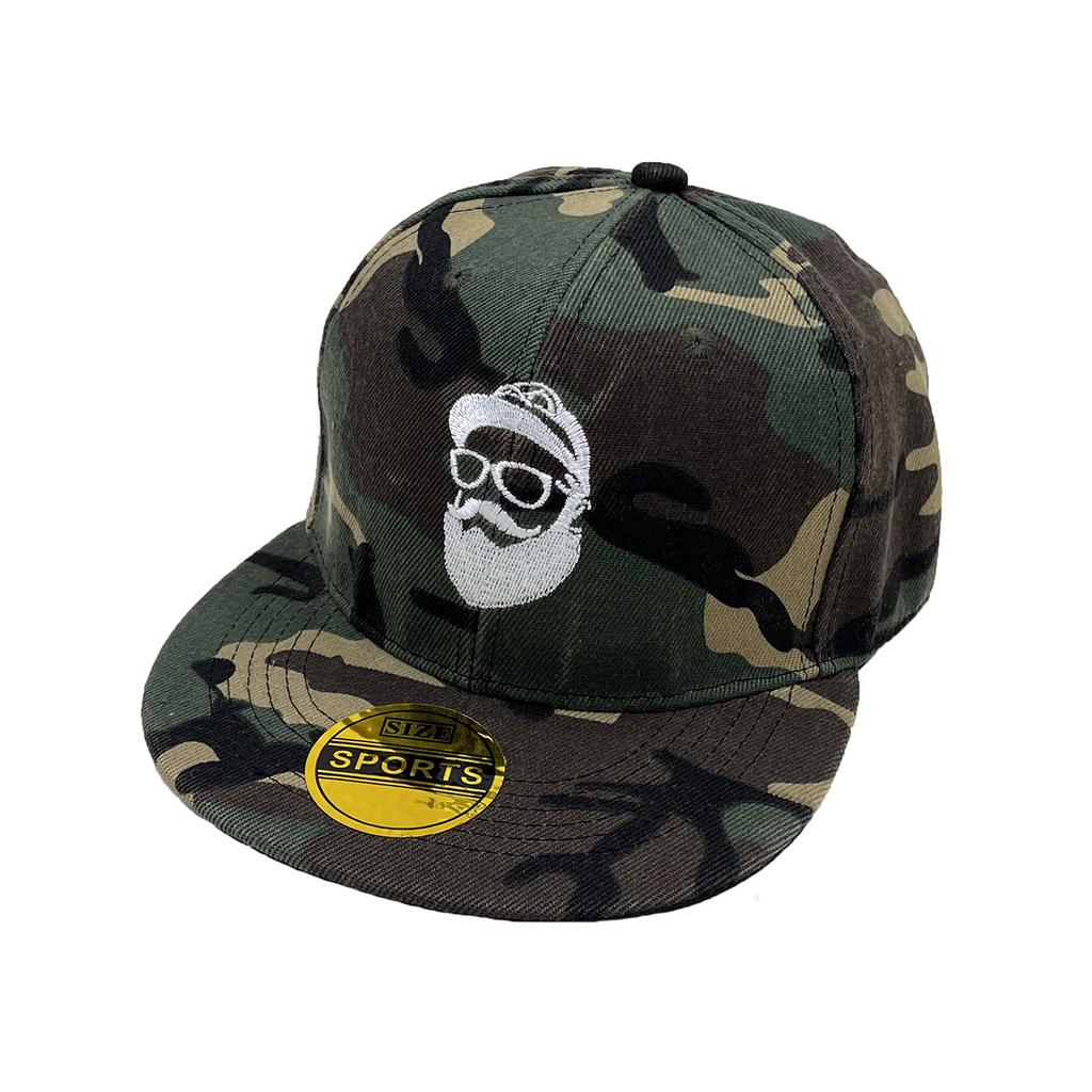Uncle Beard Embroidery Flat Edge Hip Hop Hat Casual Hip Hat Baseball Cap Sun Cap