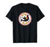 PA Pennsylvania Dutch Rotes Flügel-Bockvogel-Fraktur-Scheunen-Sechseck-Stern T-Shirt