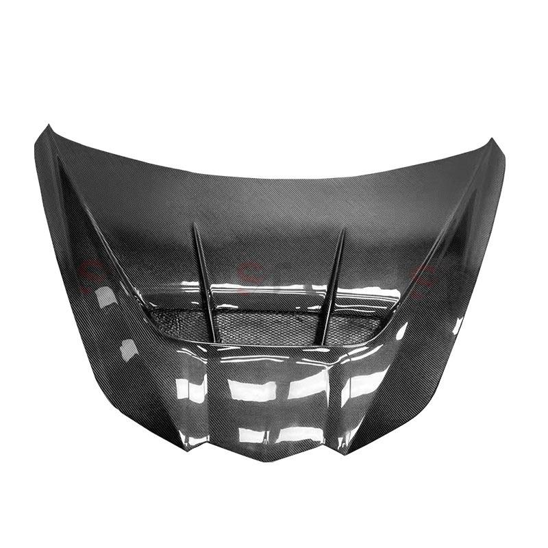 Chevrolet Corvette C8 Carbon Fiber Engine Hood Bonnet Front Cover Body Kit