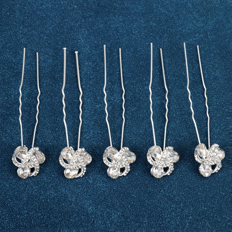 18-teiliges Braut-Haarschmuck-Set: U-förmige Haarnadeln & Styling-Clips für Make-up und Flechten