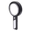 5X 10X Handheld Magnifying Glass Ergonomic Handle 6pcs LED Light Reading Magnifier for Elder
