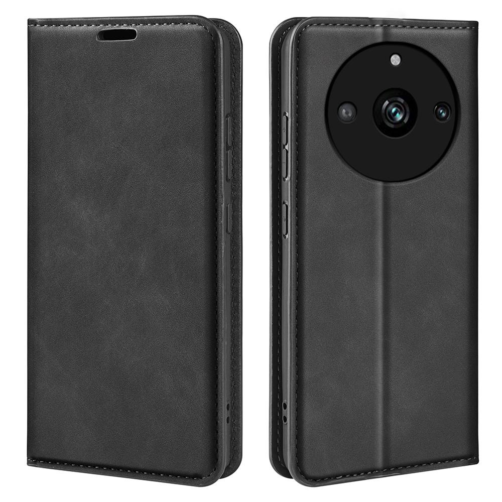 Phone Case for Realme 11 Pro 5G/11 Pro+ 5G,PU Leather Skin-touch Wallet Stand Phone Cover
