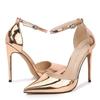 High Heels Pumps Fashion Red Black Heel D'Orsay Women Sandal Large Size 45 48 Spring Summer Office Party Shoes Female Hey Si Mey