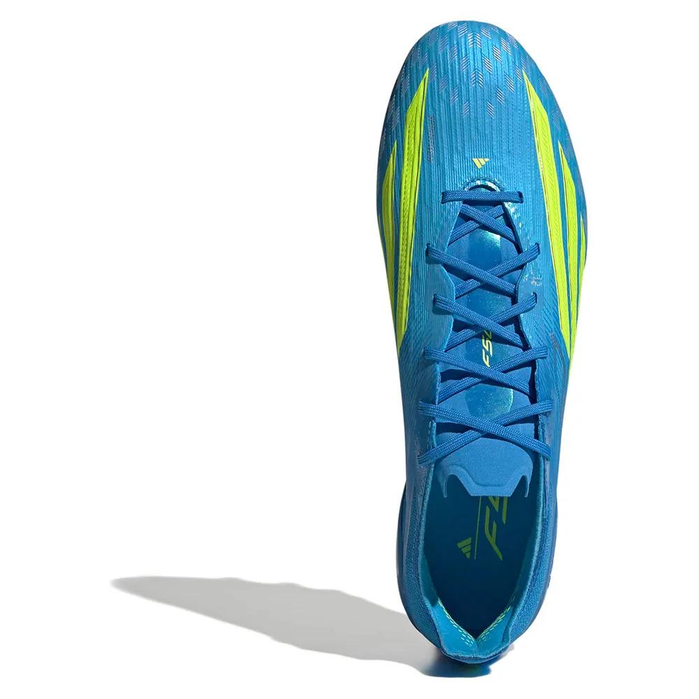 Adidas f50 elite ag soccer shoes Blue/Yellow