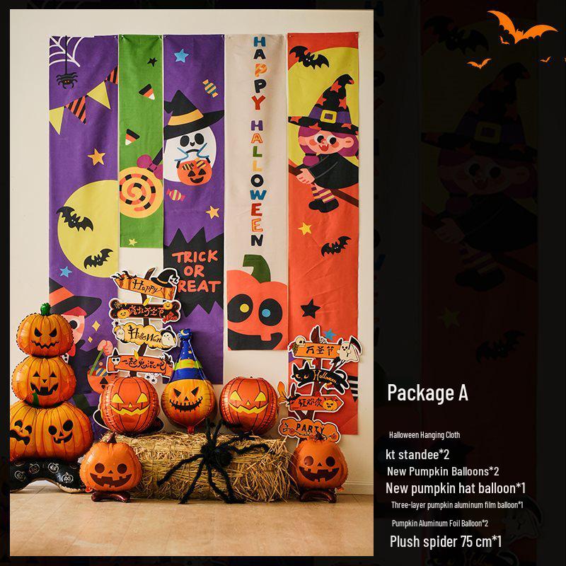 Halloween Pumpkin Photo Props & Hanging Ornaments for Bar and Shop Decor