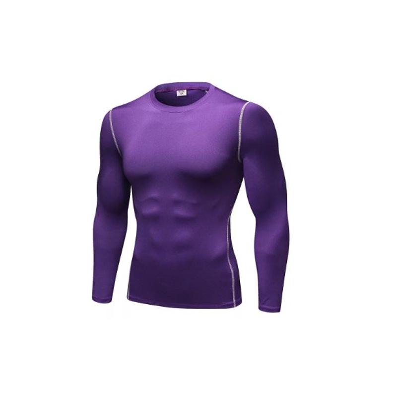 Herren Herbst/Winter Basketball Langarm Fitness Tights - Atmungsaktive, Hochelastische Basisschicht zum Laufen und für Sport