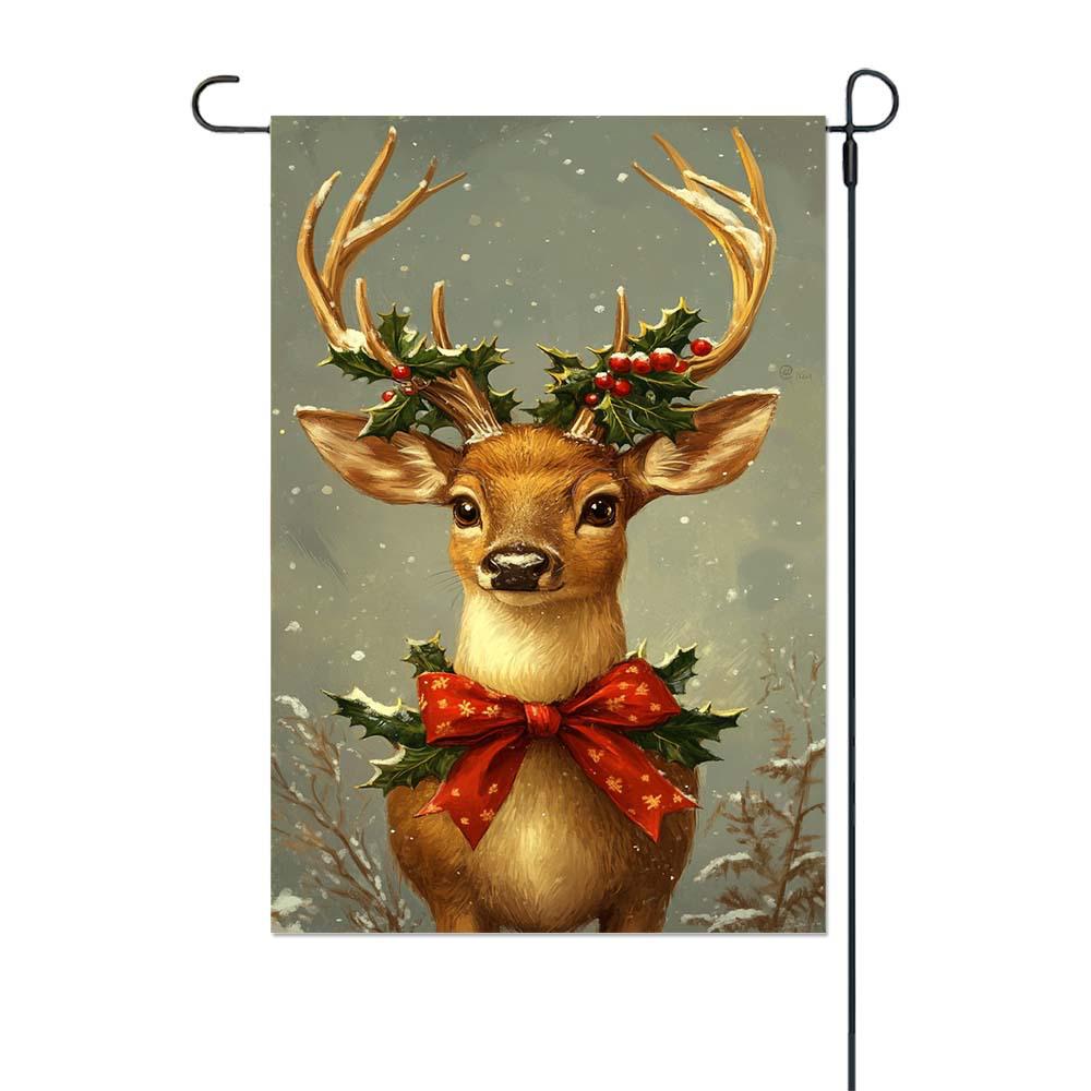Christmas Courtyard and Garden Party Decoration Flag