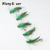 Artificial Insect Grasshopper Cat Teasing Stick Replacement Head Toy Green Pet Toys