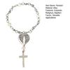Baptism Rosary Catholic Mini Rosary Angel Wings Rosary Beads Finger Rosaries