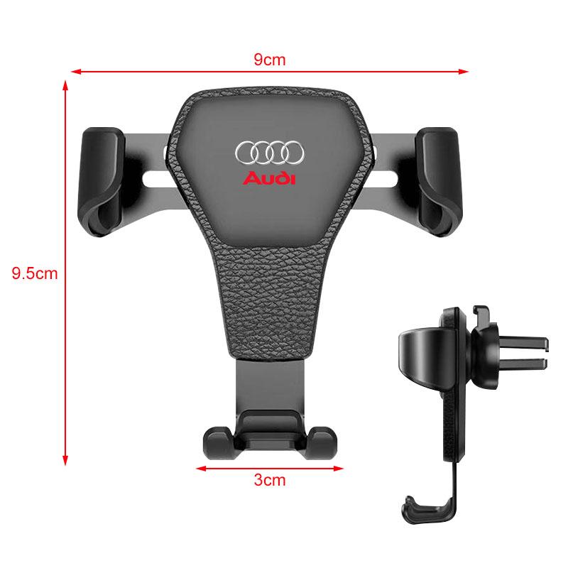 GR Gazoo Racing Car Phone Holder Air Vent Clip Mount Mobile GPS Cell Phone Stand For Audi C7 C6 C5 B5 B6 B7 B8 B9 D3 Q3 Q5 Q7 TT A1 A3 A4 A5
