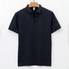 Sports Moisture-wicking Quick-dry Wrinkle-free Seagull-collar Short-sleeve Antibacterial Cool T-shirt Minimalist Lightweight Breathable T-shirt