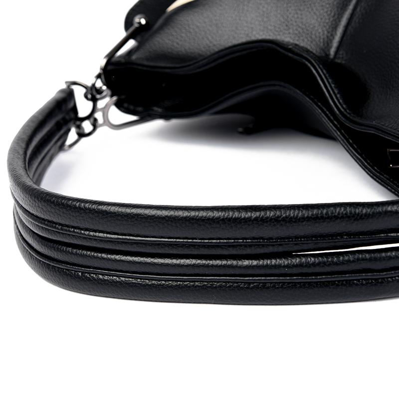 2024 New Luxury Handbags Women Bags Designer High Quality Leather Handbag Lady Shoulder Bag Fashion Striped Crossbody Bags For Women