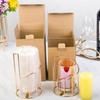 Golden/Black Nordic Candle Candlestick Non-slip European Candle Stand  Wedding Decoration