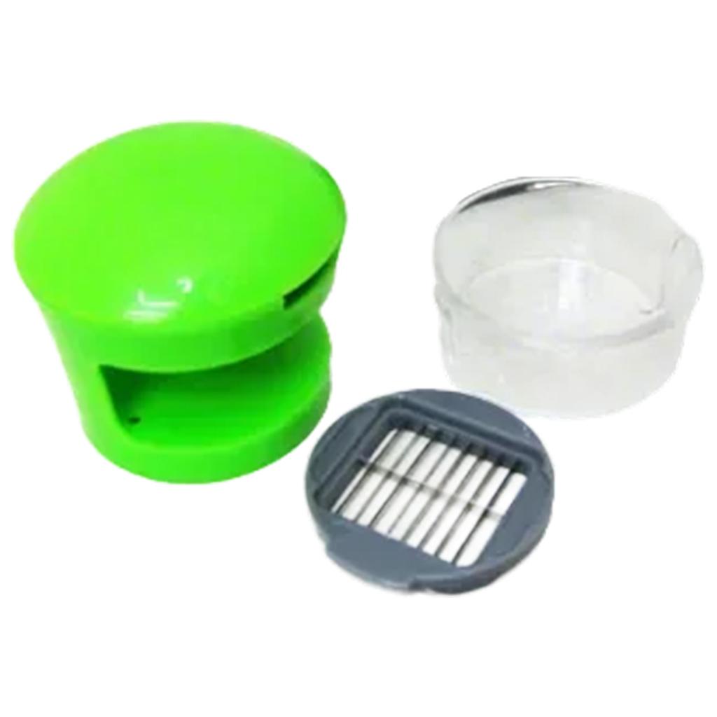 Garlic Press Chopper Manual Mincer Slicers Grater with Storage Container Vegetable Cutter Kitchen Tool Easy To Clean