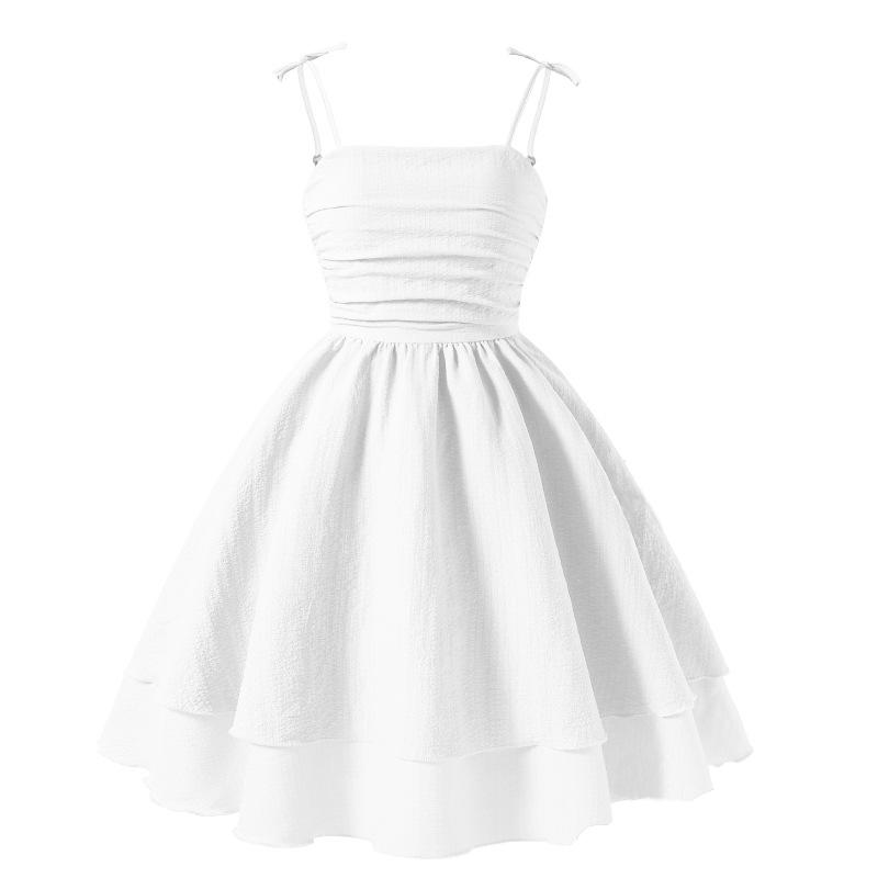 Girls' 2025 Spring/Summer Sling Princess Dress - European & American Style