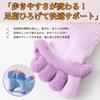 MACITEET Toe Separator Compression Socks Spreading Swelling Relief Hallux Valgus Supporter Calf Slimming Knee-High Five-Toe Tired Leg Care Sleeping
