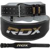 Ceinture De Musculation - RDX - Cuir De Vachette - 10 Trous Réglables - Support Lombaire - Unisexe