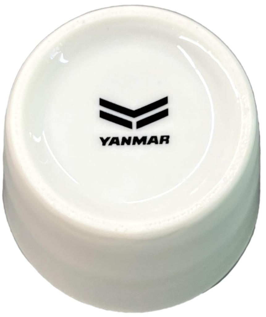 Yanmar Soba Choko Sake Set of Yanmar Perfect for Soba and Made in Stylish FLYING-Y (Soba Cup) 2, Engine, Ceramic, Udon, Japan,