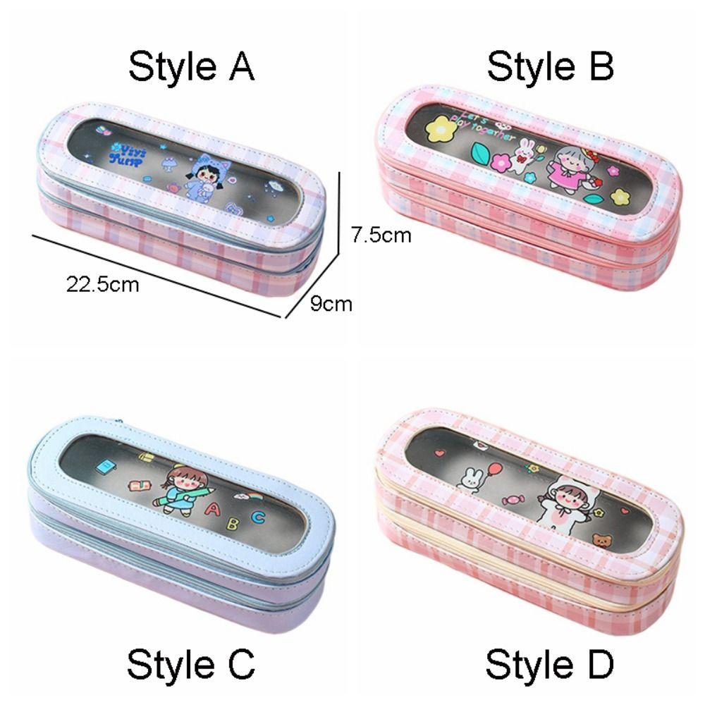 Multifunctional Pencil Box Large Capacity Pencil Bag Gift Cartoon Pencil Case Student