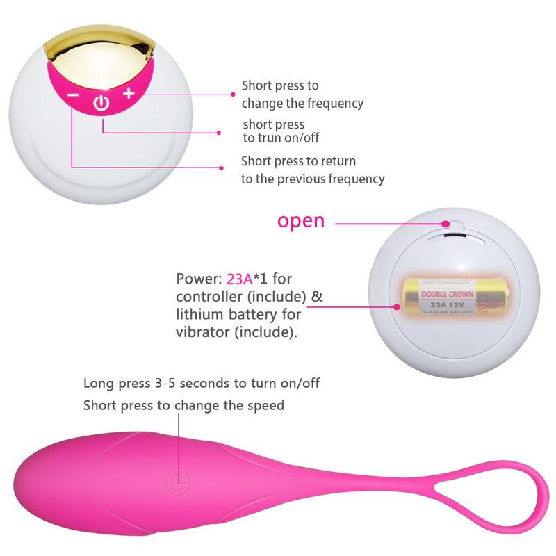 Wireless Remote Control Vagina Balls Silicone Bullet Egg Vibrators USB Rechargeable Massage Ball Adult Sex Toys
