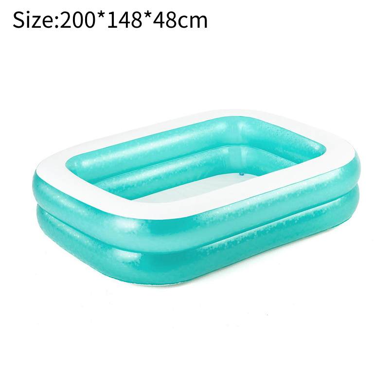 

Bestway Rectangular Pvc Inflatable Swimming Pool Roomy Family Paddling Pool 200cm/78.74in