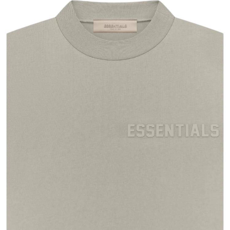 Fear of God Essentials Essential Tee With Brand Logo Print Women Tops Seal-Grey FOG-SS23-105