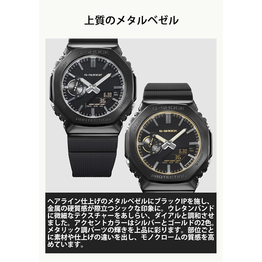 G-SHOCK GM-2100LXB-1A9 Men's Watch Matte Black/Gold