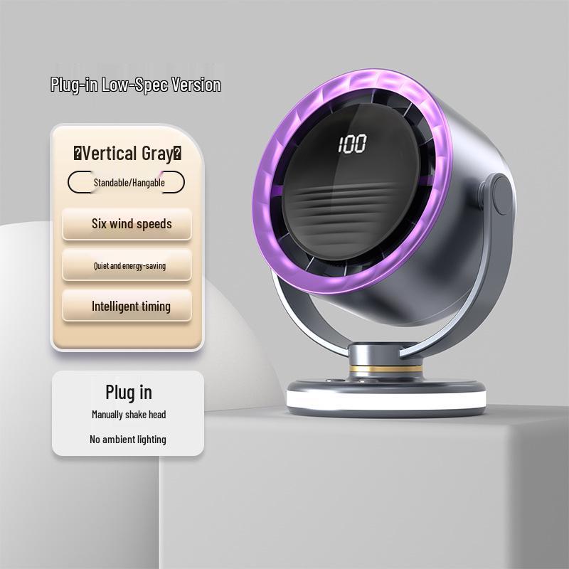 USB Rechargeable Desktop & Wall-Mount Clip Fan for Dorms 1