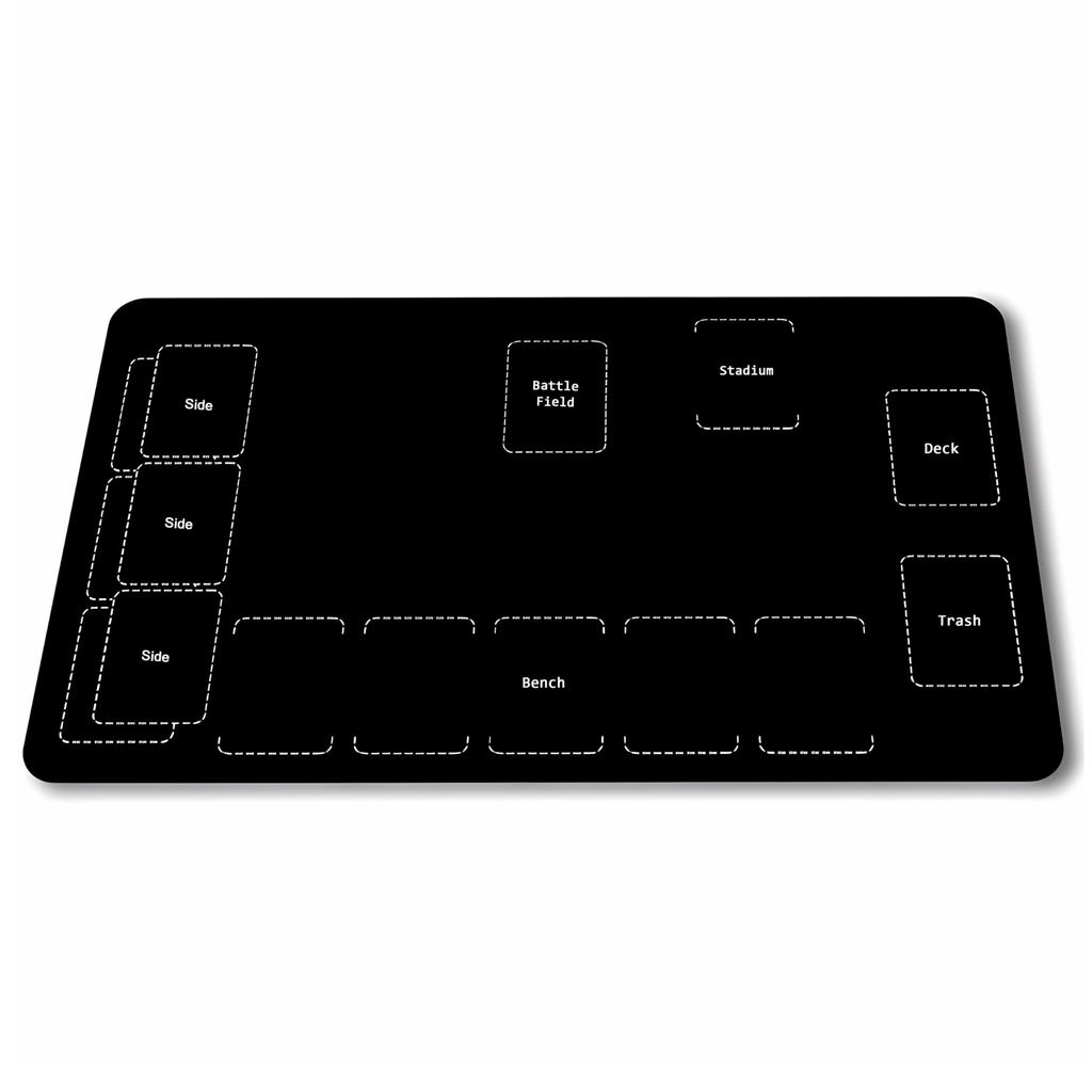 Playmat for card 2mm thick rubber card easy to roll for one comes with waterproof storage bag games, mat, non-slip, up, 6035cm, person, [ThreeSix]