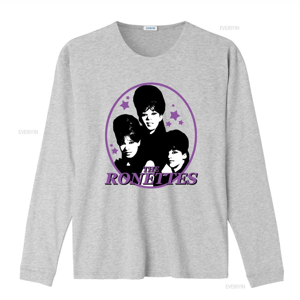 Retro Style Ronettes The Group Print Mens T Shirt Vintage Washed Designer Clothes Fashion Homme Stretched Unisex Graphic