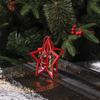 New Christmas Decoration 3D Hollow Bell Snowflake Craft Christmas Tree Wooden Pendant Elderly Gift Home Interior Scene Pendant