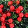 Artificial Berries Christmas Red Berry Branches for Xmas Tree Decoration Party Home Table Ornaments Red Fruit Wreath DIY Gift