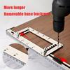 Handle Hole Locator Door Knob and Pull Installation Jig and Shelf Pin Jig Boring Hole Drill Guide Stainless Steel